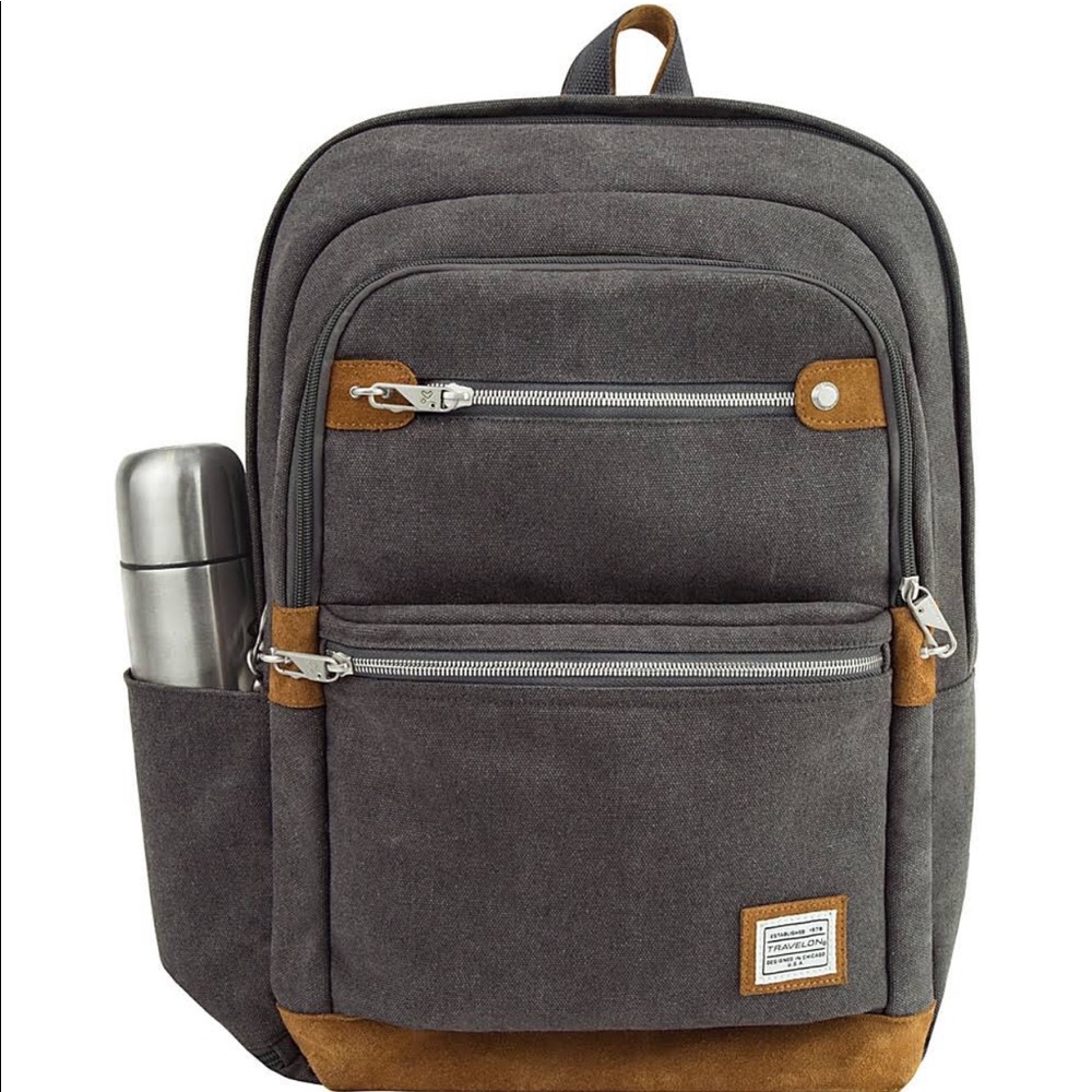 Travelon Anti-Theft Heritage Backpack - Pewter